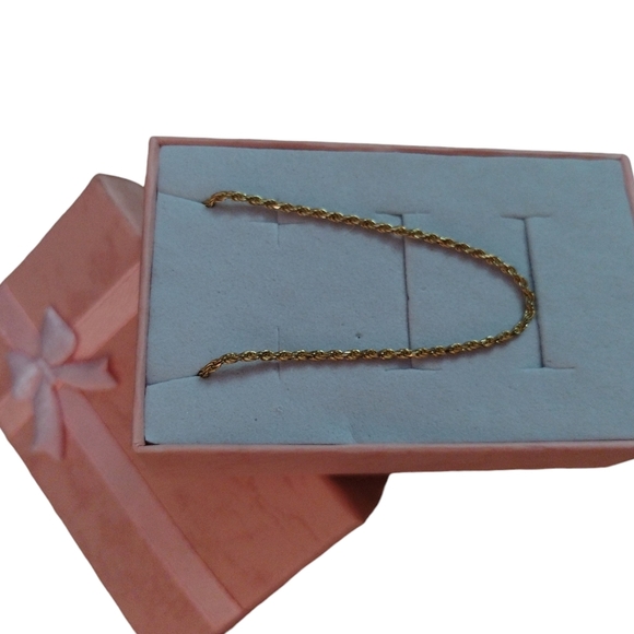 20" Italy Gold 925 Crystal Rope Necklace - Picture 5 of 9